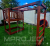 Moderner Spielplatz aus Holz