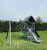 Holzspielplatz mit Häuschen