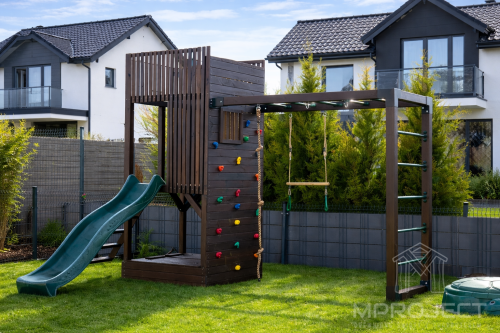 Design Spielplatz aus Holz