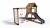 Multifunktionales Spielplatz aus Holz