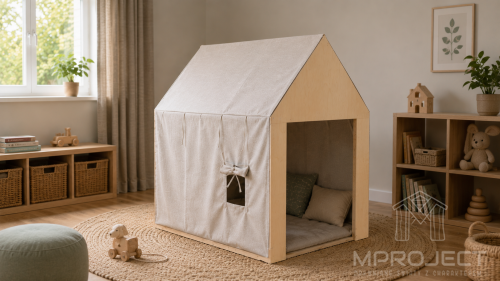 Kinder-Spielhaus – Versteck fürs Kinderzimmer