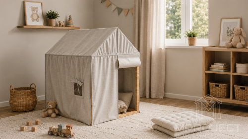 Kinder-Spielhaus – Versteck fürs Kinderzimmer
