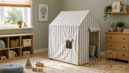 Kinder-Spielhaus – Versteck fürs Kinderzimmer