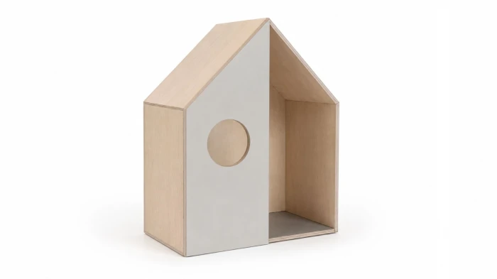 Versteck aus Sperrholz – Kinder-Spielhaus fürs Kinderzimmer