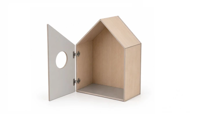 Versteck aus Sperrholz – Kinder-Spielhaus fürs Kinderzimmer
