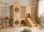 Holz-Indoor-Spielplatz ARMADILLO für zu Hause