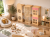 Holz-Indoor-Spielplatz ARMADILLO – drei C-Module, Anordnung im Kinderzimmer