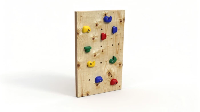 Kletterwand für Kinder aus Sperrholz