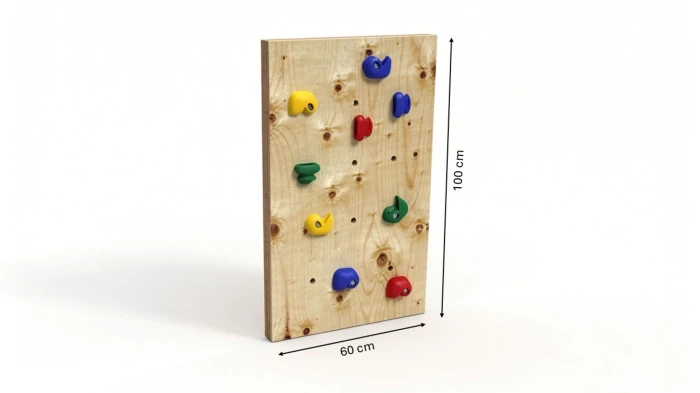 Kletterwand für Kinder aus Sperrholz