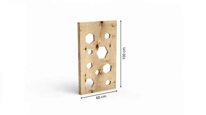 Kletterwand aus Sperrholz für Kinder