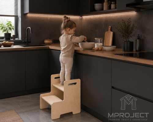 Kitchen Helper Montessori aus MDF oder Sperrholz 18mm