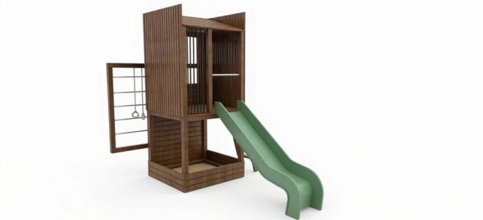 Design Spielplatz aus Holz