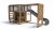 Moderner Spielplatz aus Holz